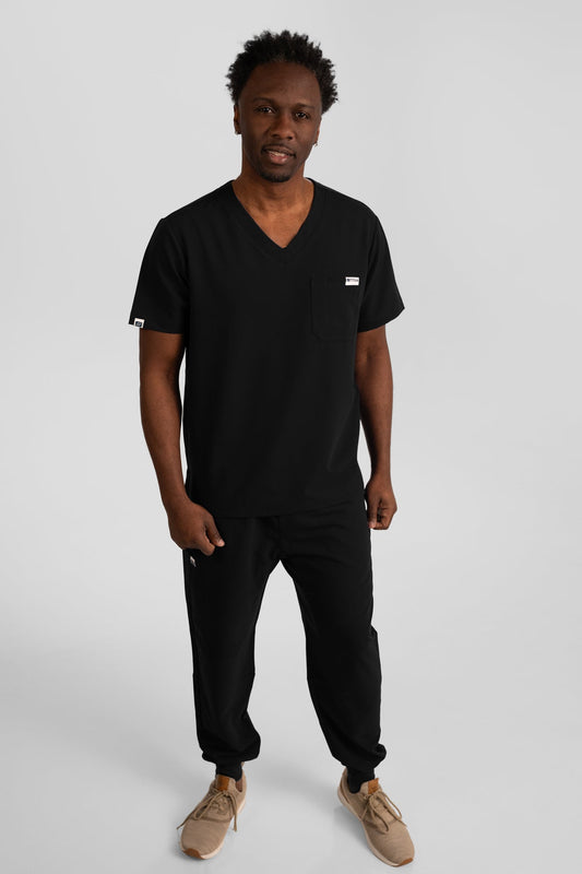 Men's Titan driMED performance scrub set — Achilles top and Hermes joggers